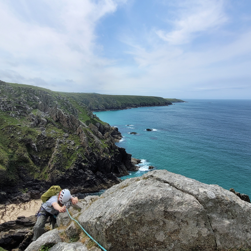 Home climbing bosigran