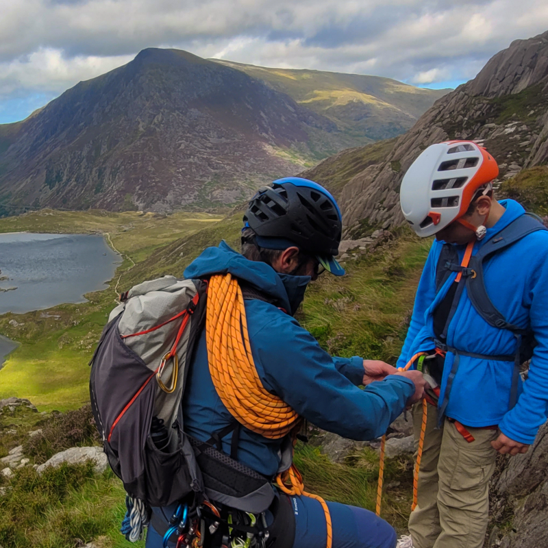 Journeys Scrambling on Idwal Buttress, North Wales
